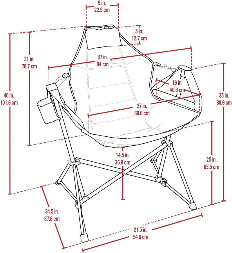 Load image into Gallery viewer, RIO Hammock Camping Chair, Steel
