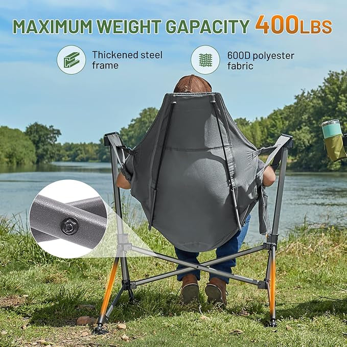 Load image into Gallery viewer, RIO Hammock Camping Chair, Steel
