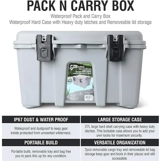 coho tackle box COHO 27L IP67 Waterproof Pack and Carry Box (USA) – Rckuwait