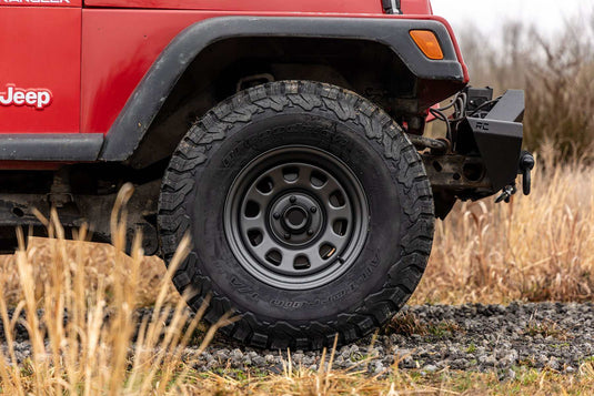 XJ- TJ Steel Wheel 15x8 5x4.5